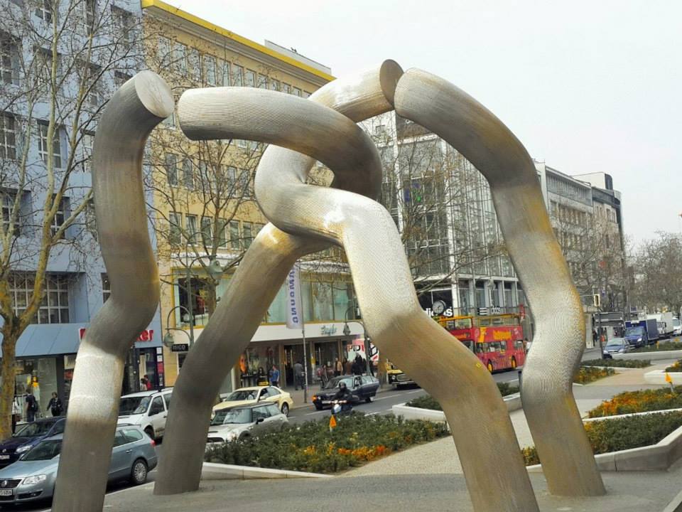 Berlin spaghetti sculpture