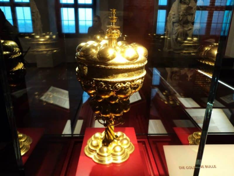 imperial cup inside nuremberg castle museum