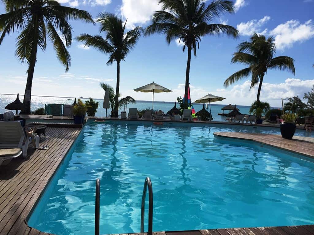 Swimming Pool, Coral Azur Hotel in Mauritius