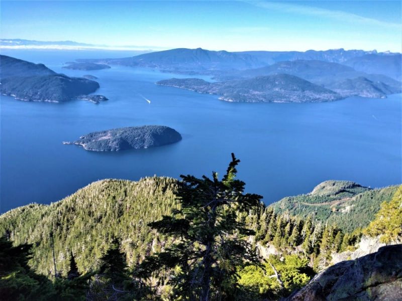Howe sound from st. marks summit