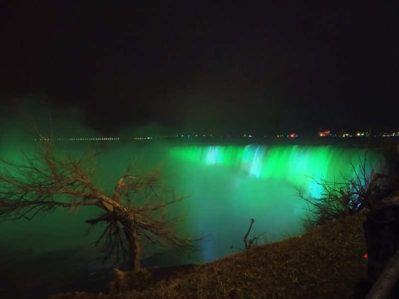 Niagara falls illumination