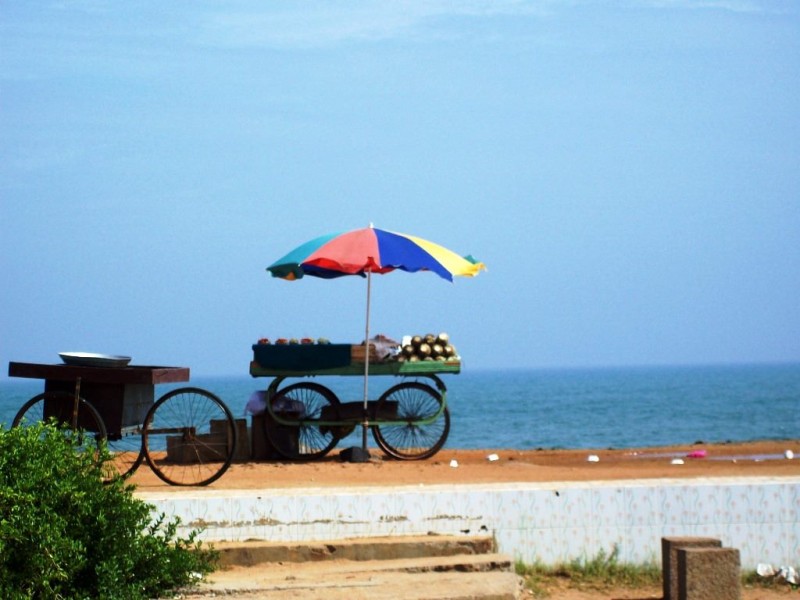 Rock beach, Pondicherry