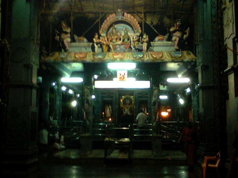 The temple near Besant nagar bus stand